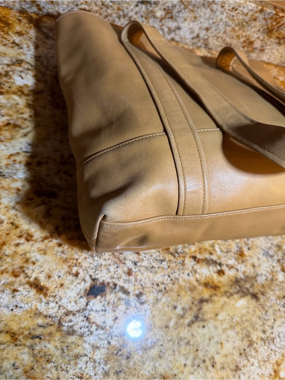 Coach leather tote